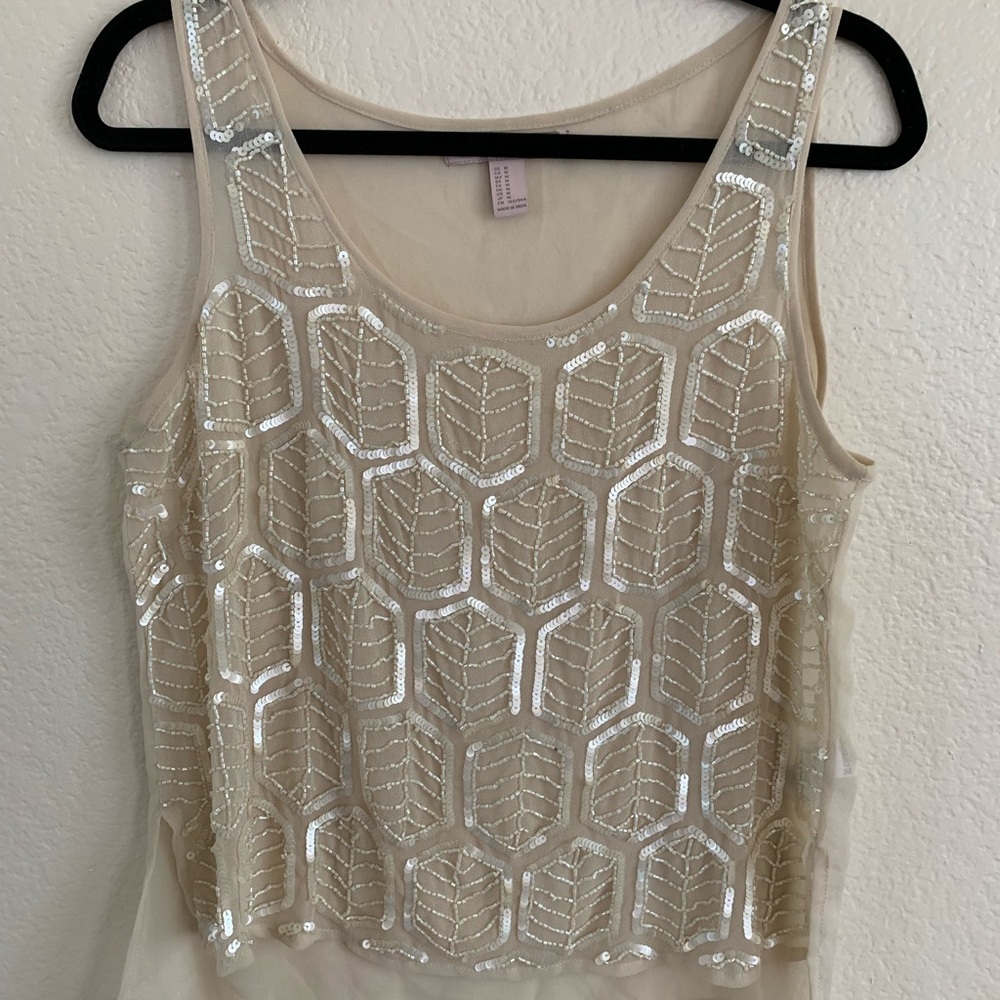 Cream colored blouse